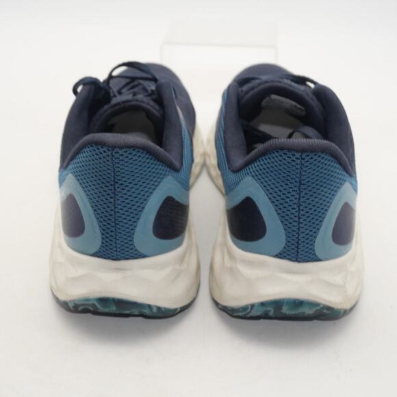 New Balance Women's 9 Fresh Foam Arishi V4 Shoes Sneakers Blue Gold NO Insoles - Picture 4 of 12